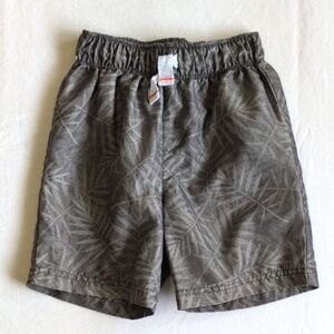 george green palm print swim trunks 2T toddler boys